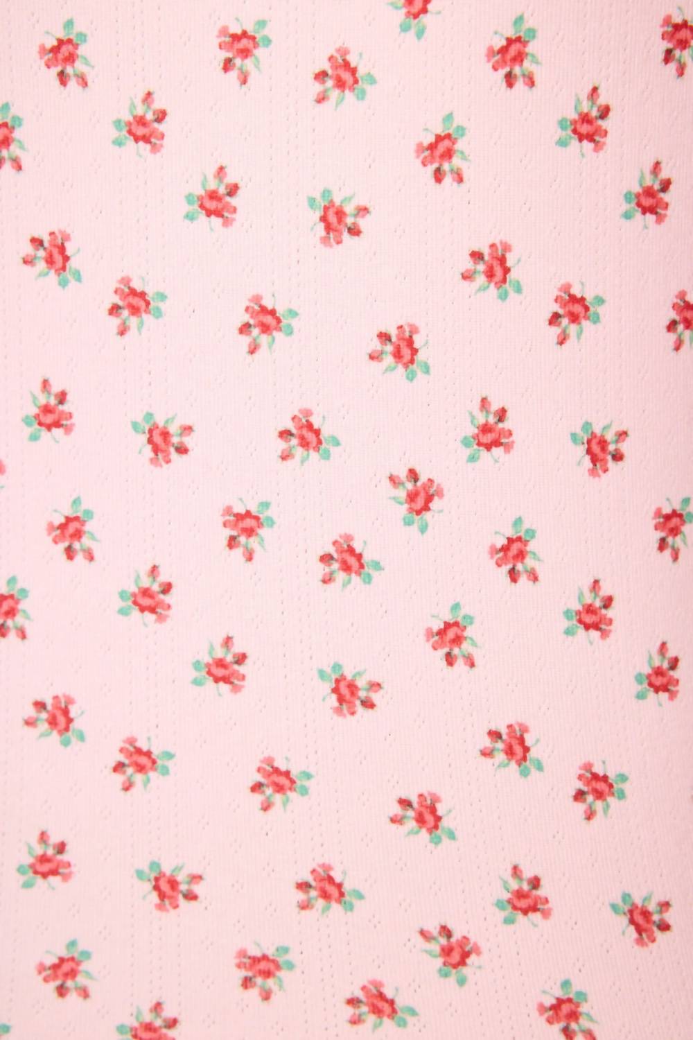 Pj Salvage - Crazy For The Holidays Ditsy Floral Print Long Sleeve Top