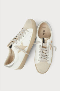 SHU SHOP Women's Paris Sneaker Shoes in gold - women's sneaker - detail view