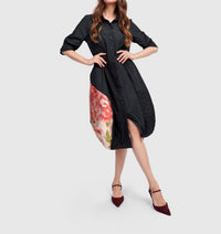 ALEMBIKA Alanis Shirt Dress in mix - women's dress
