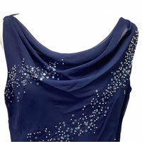 Alfred Angelo - Women's Sequined Lined Sleeveless Formal Top