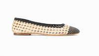 Staud - Women's Nell Crochet Ballerina Flats