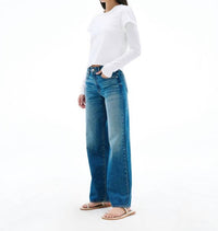 SLVRLAKE Jazmine Mid-rise Jeans in troubled mind - women's jeans - alternate view