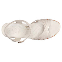 SAS Women's Strippy Quarter Strap Wedge Sandal in bone - women's sandal - alternate view