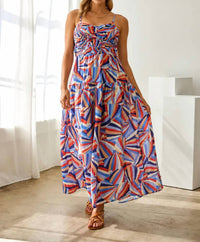 Skies Are Blue - Bianca Smocked Bodice Midi Dress