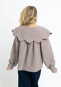 Karlie - Haven Gingham Poplin Top