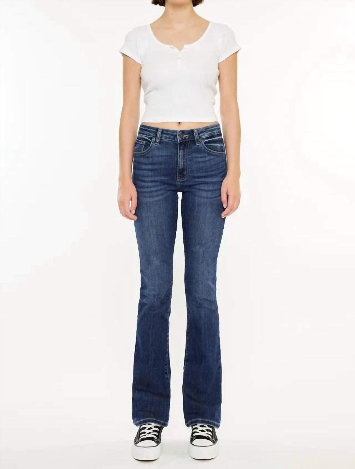 Kancan - Marla High Rise Skinny Bootcut Jeans