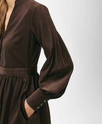 Brooks Brothers - Corduroy A-line Shirt Midi Dress