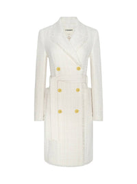 L'Agence - Cooper Unlined Tweed Coat