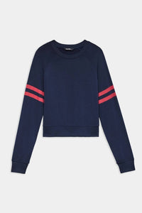 Splits59 - Brooks Stripe Fleece Sweatshirt