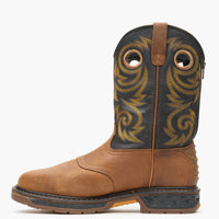 Georgia Boot - Men's Carbo-tec Lt Steel Toe Waterproof Pull On Work Boot - Wide