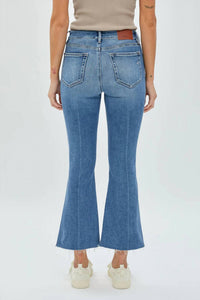 Hidden - Happi Crop Flare With Step Hem Jeans