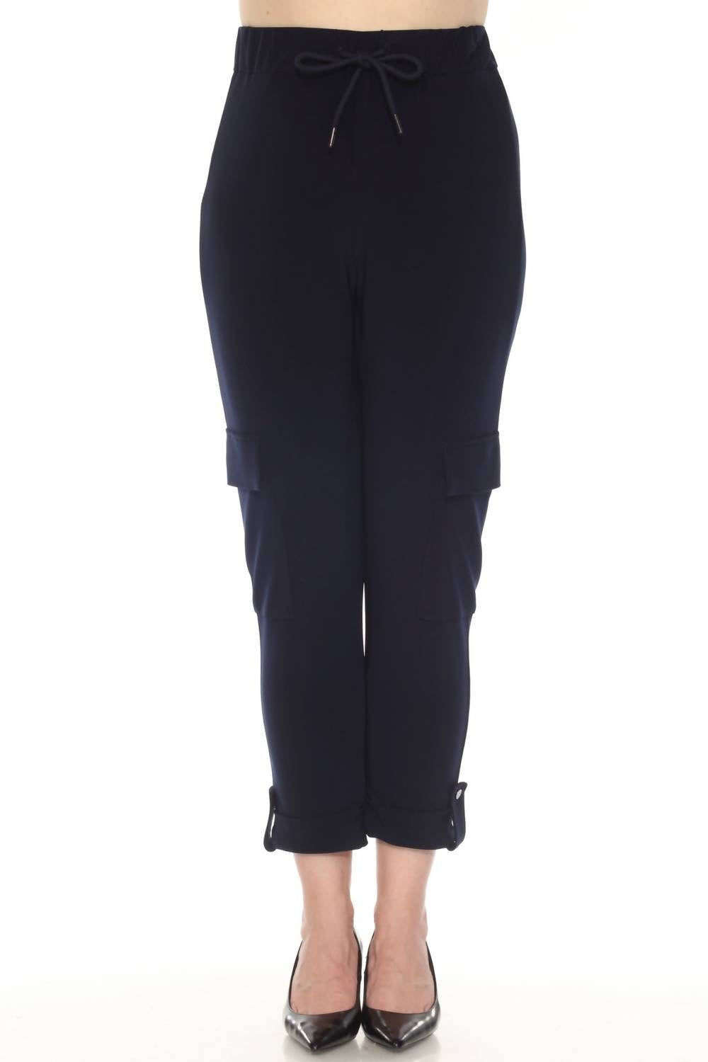 Joseph Ribkoff - Slim Cropped Cargo Pants