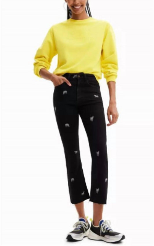 Desigual - Cropped Flared Jean