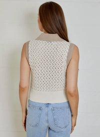 Dh New York - Marlene Sleeveless Polo Top