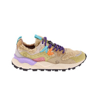 Flower Mountain Women's Yamano Sneakers in beige - women's sneaker - detail view