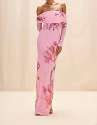 Patbo - Women's Honey Flower Tulle Maxi Dress