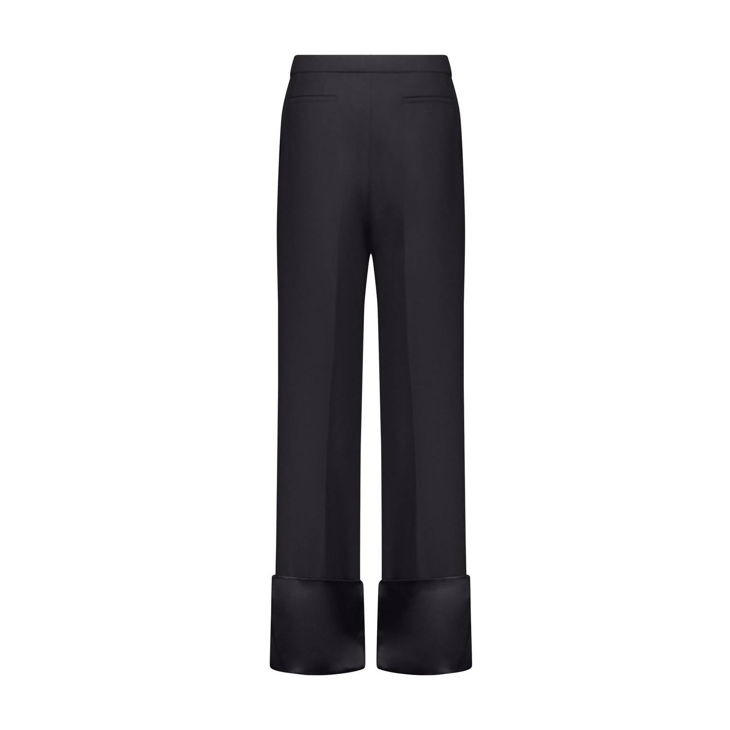 Marina Moscone - Straight Cuff Tailored Trouser Pants