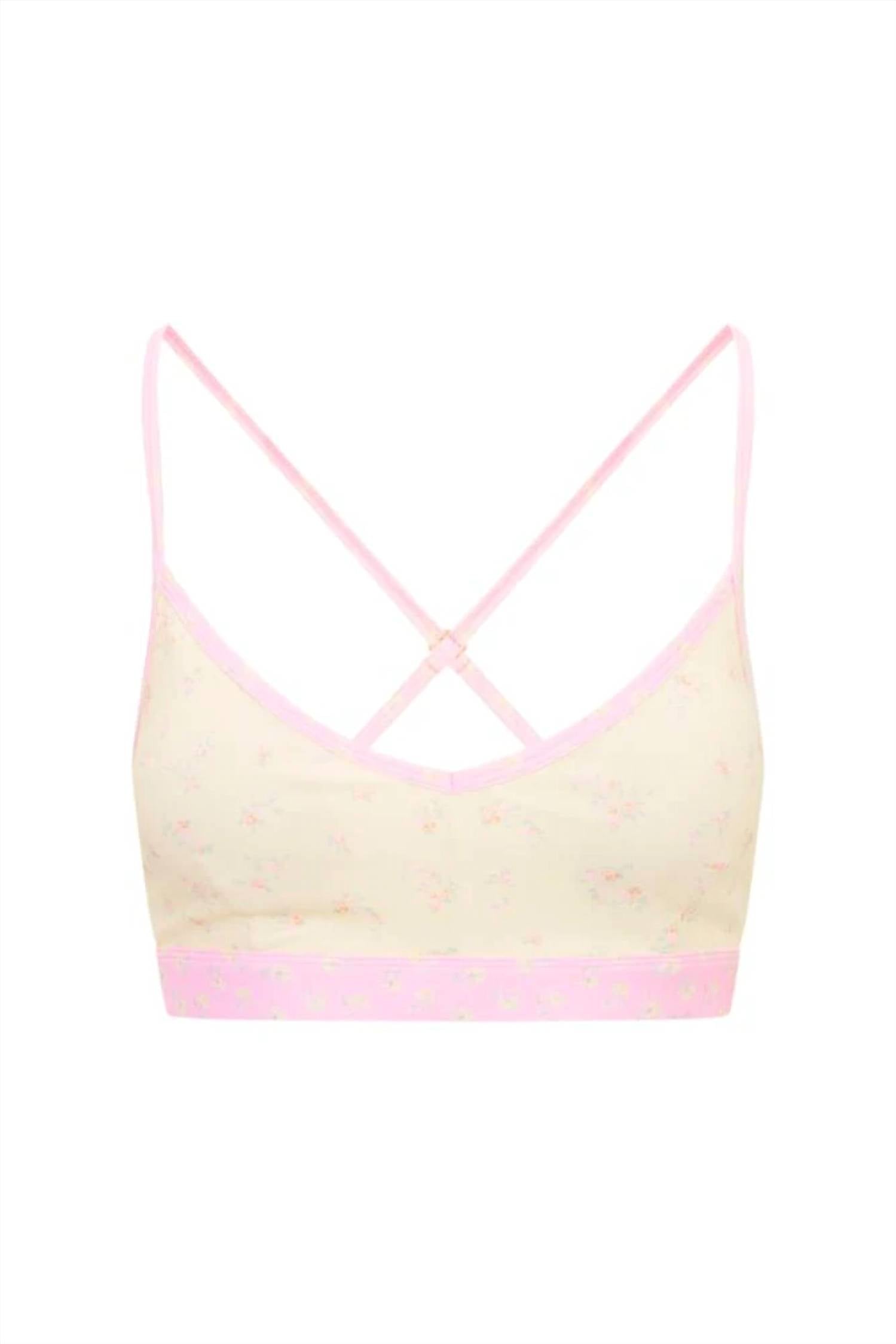 Loveshackfancy - Women's Jolanda Criss-cross Back Bra