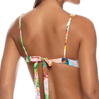 Luli Fama - Opulent Eden Wide Strap Ruched Underwire Bikini Top