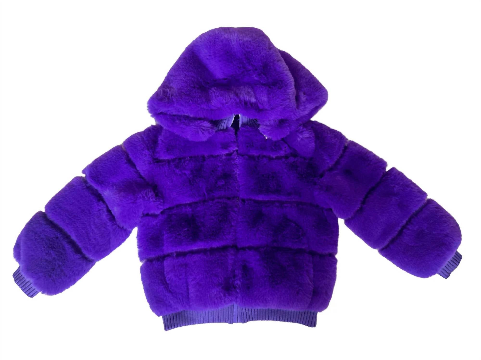 Lola + The Boys - Girl's Magic Faux Coat