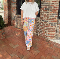 Anniewear - Summer Patchwork Wide Leg Jeans
