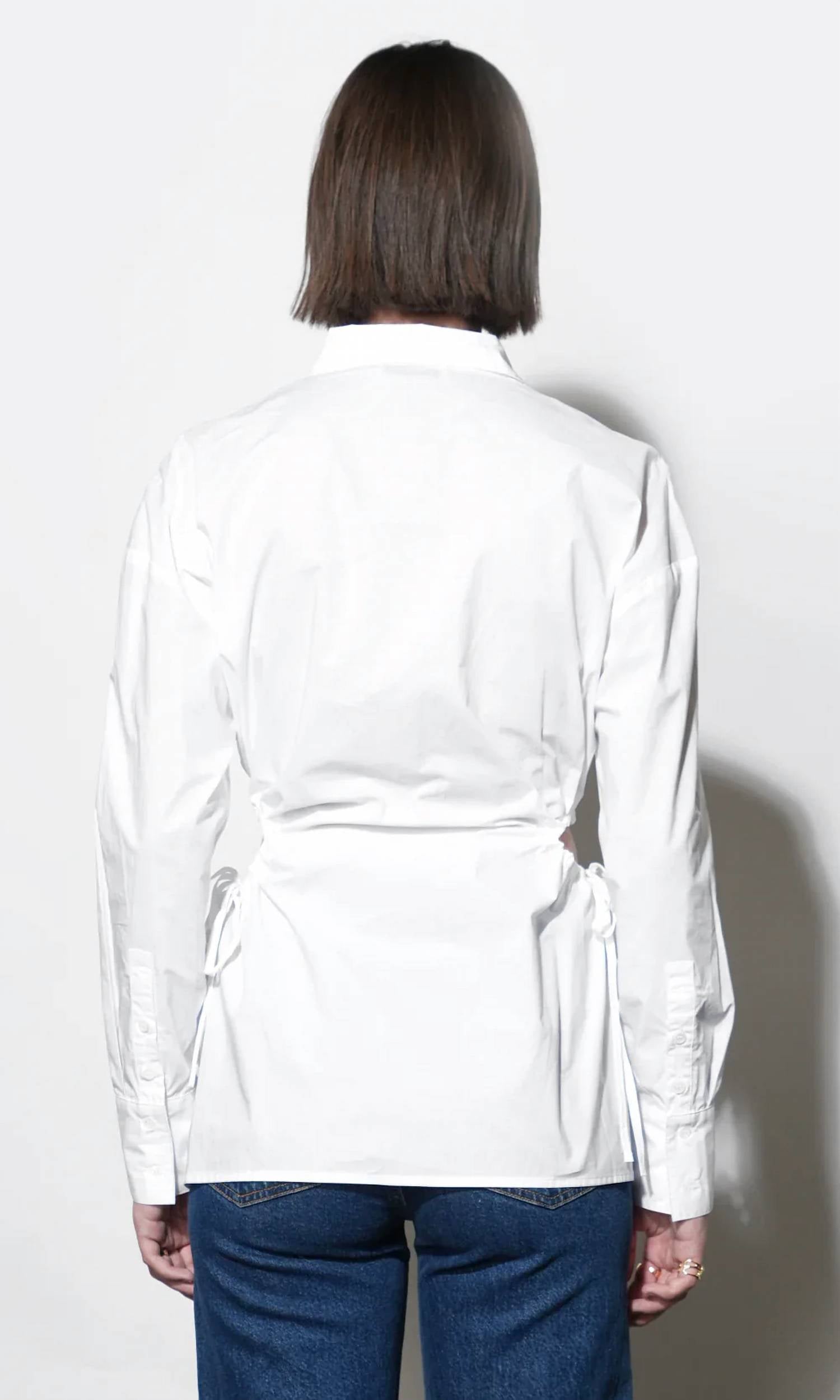 Greylin - Naira Drawstring Long Sleeve Shirt