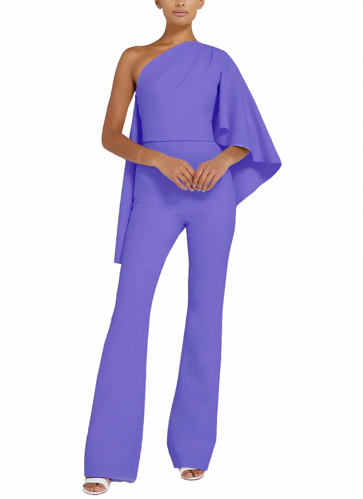 Safiyaa - Zephyra One-shoulder Jumpsuit