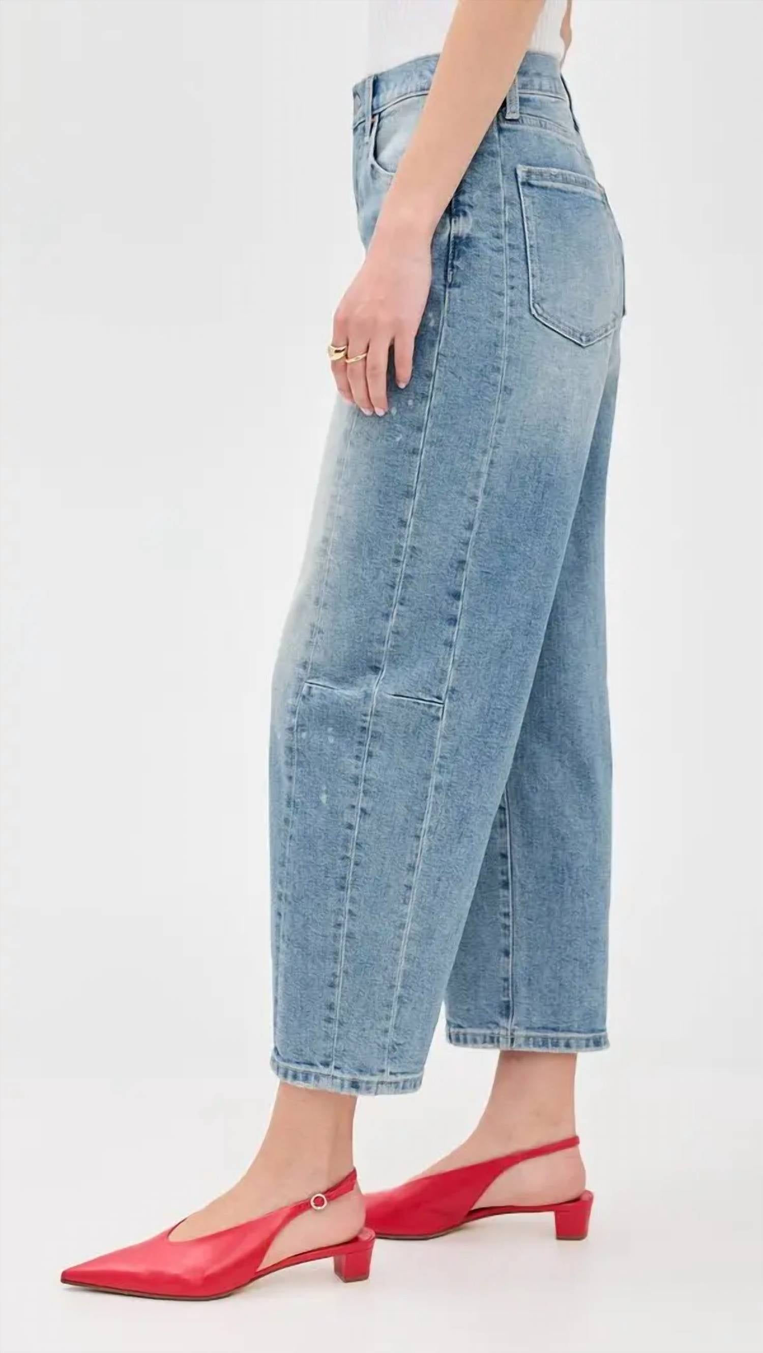 Pistola - Eli High Rise Barrel Jeans