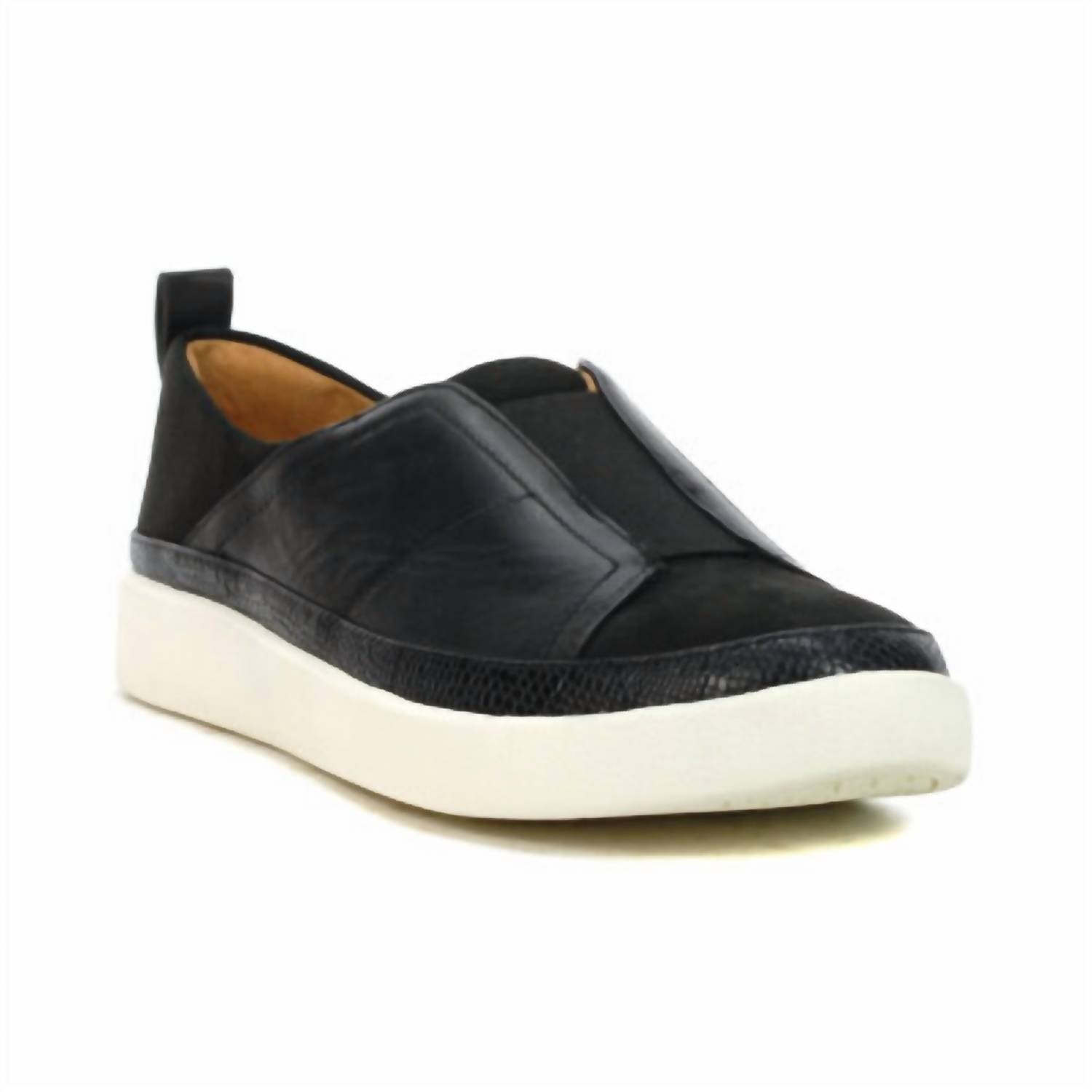 VIONIC Women's Zinah Slip On in black - women's sneaker - detail view