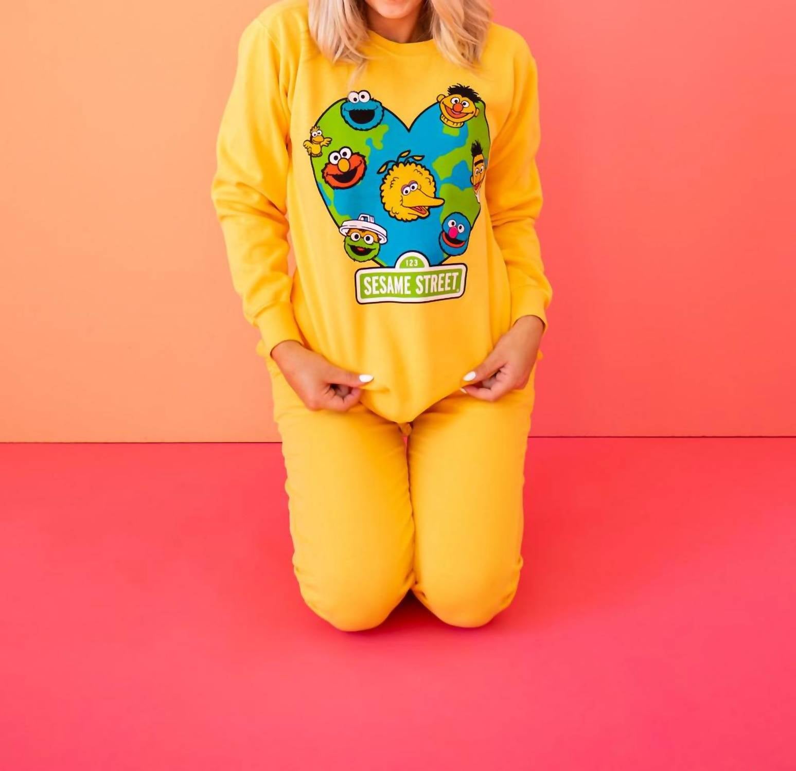 People Of Leisure - World Heart Sesame Sweatshirt