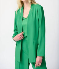 Joseph Ribkoff - Collarless Longline Blazer