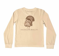 Saltwater Boys Co. - Kids' Long Sleeve Turkey Graphic Tee