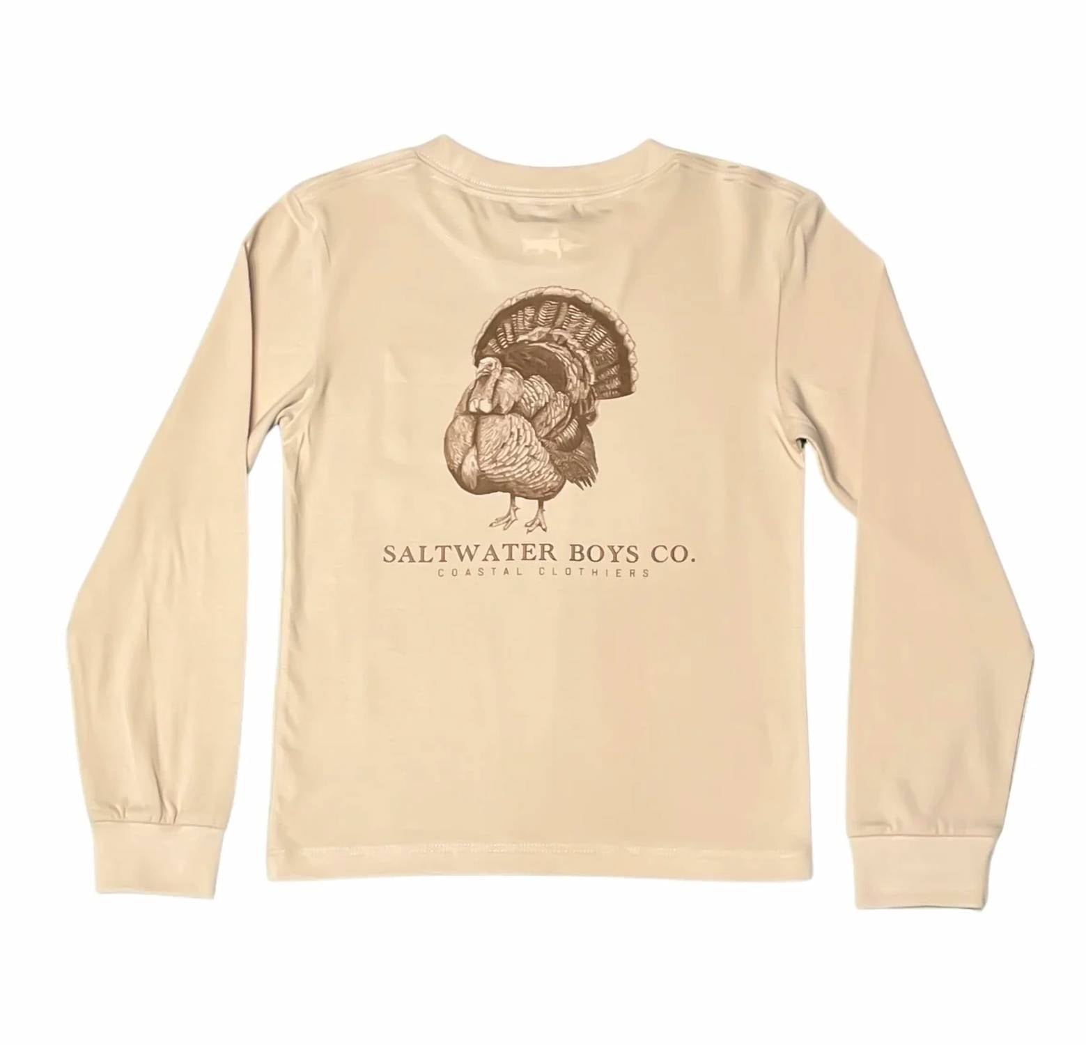Saltwater Boys Co. - Kids' Long Sleeve Turkey Graphic Tee