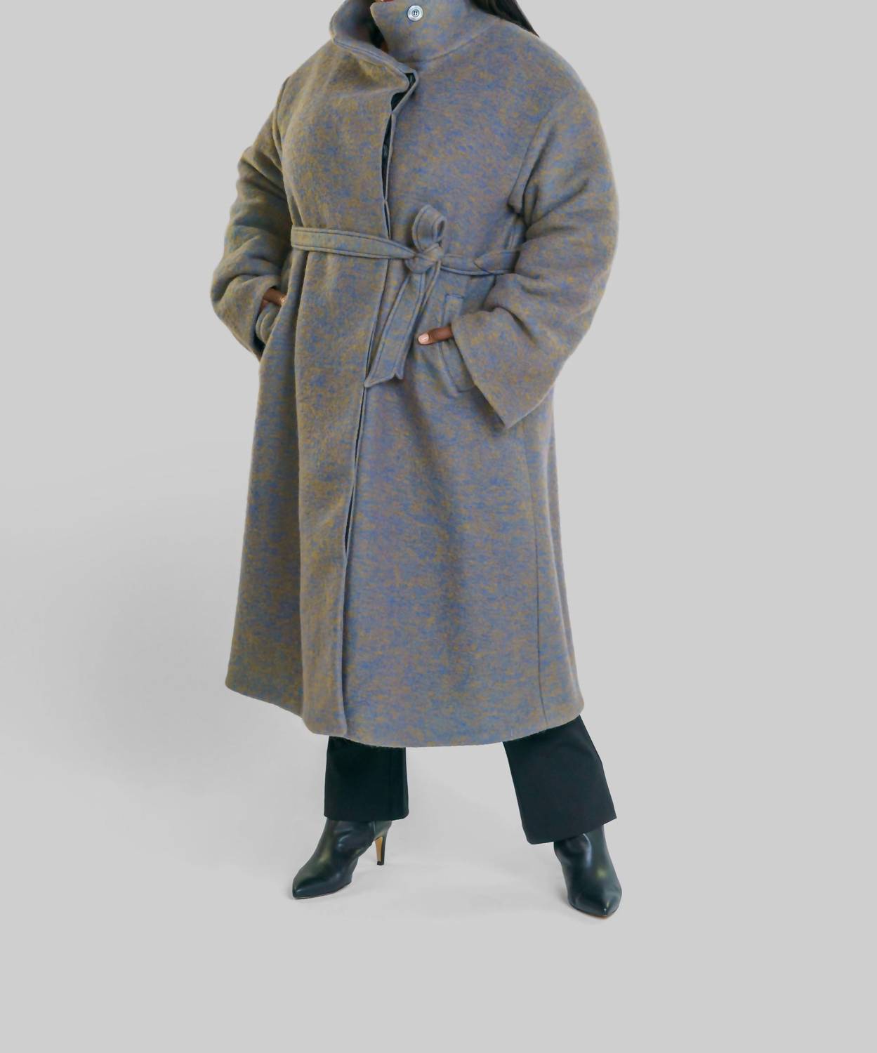 Bitte Kai Rand - Changeant Wool Mix Coat With Collar - Plus