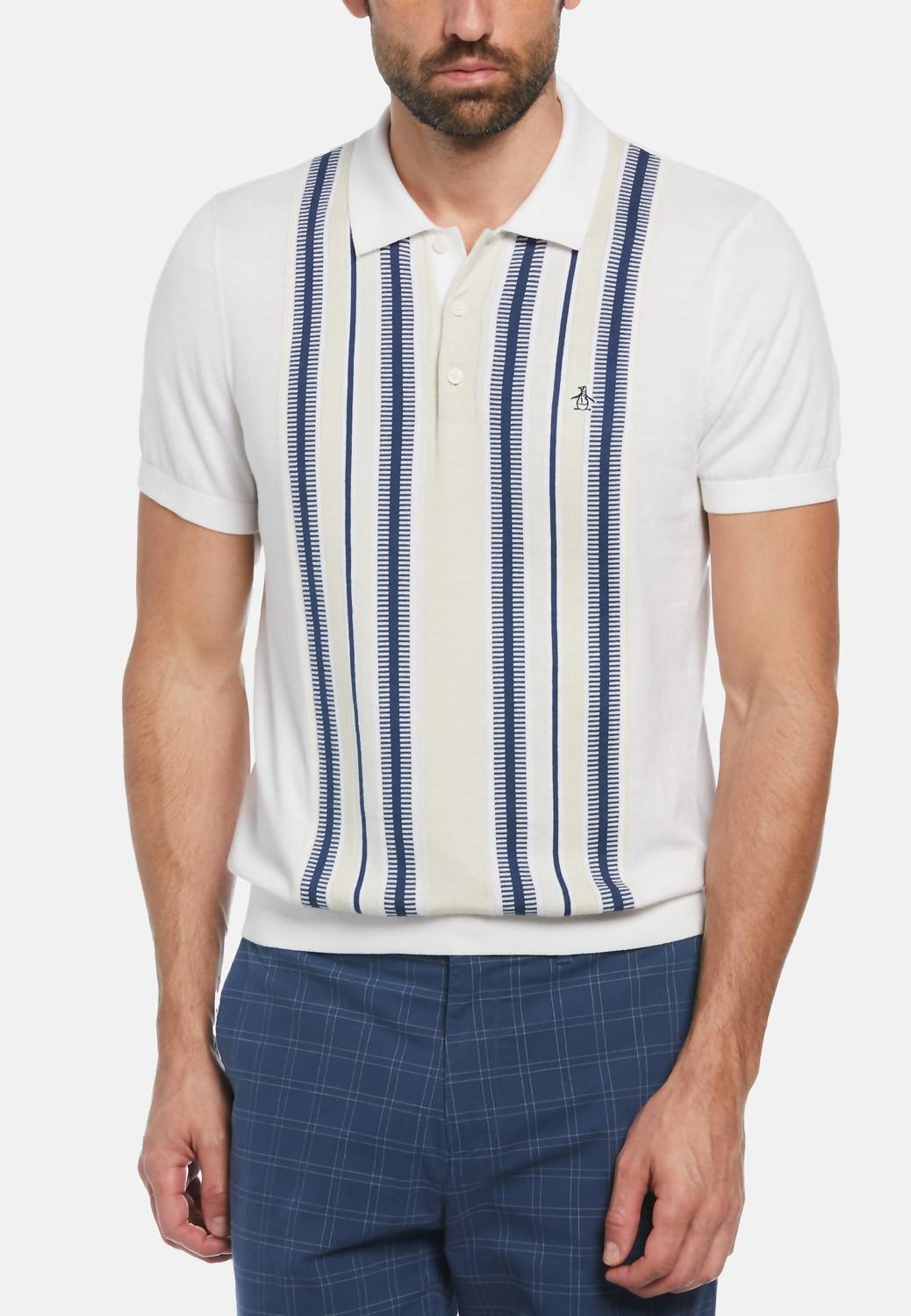Original Penguin - Retro Vertical Stripe Polo