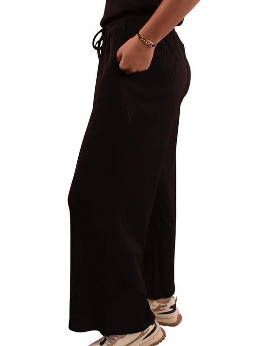 Mikarose - Moonlit Magic Ribbed Slouchy Pant