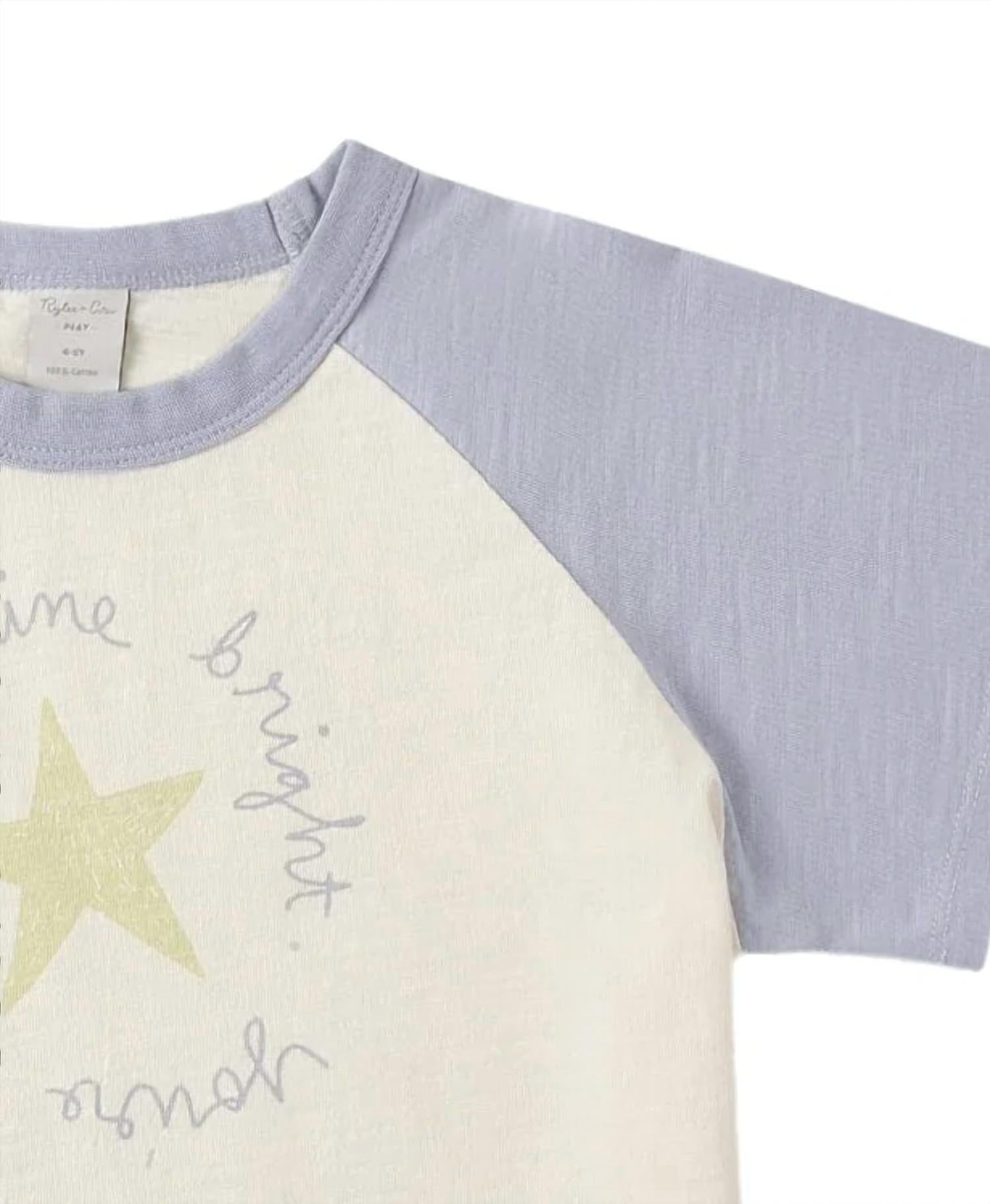 Rylee + Cru - Girl's Raglan Crop Tee
