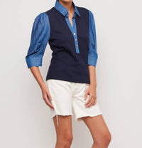 Fifteen Twenty - Camden Contrast Henley Top