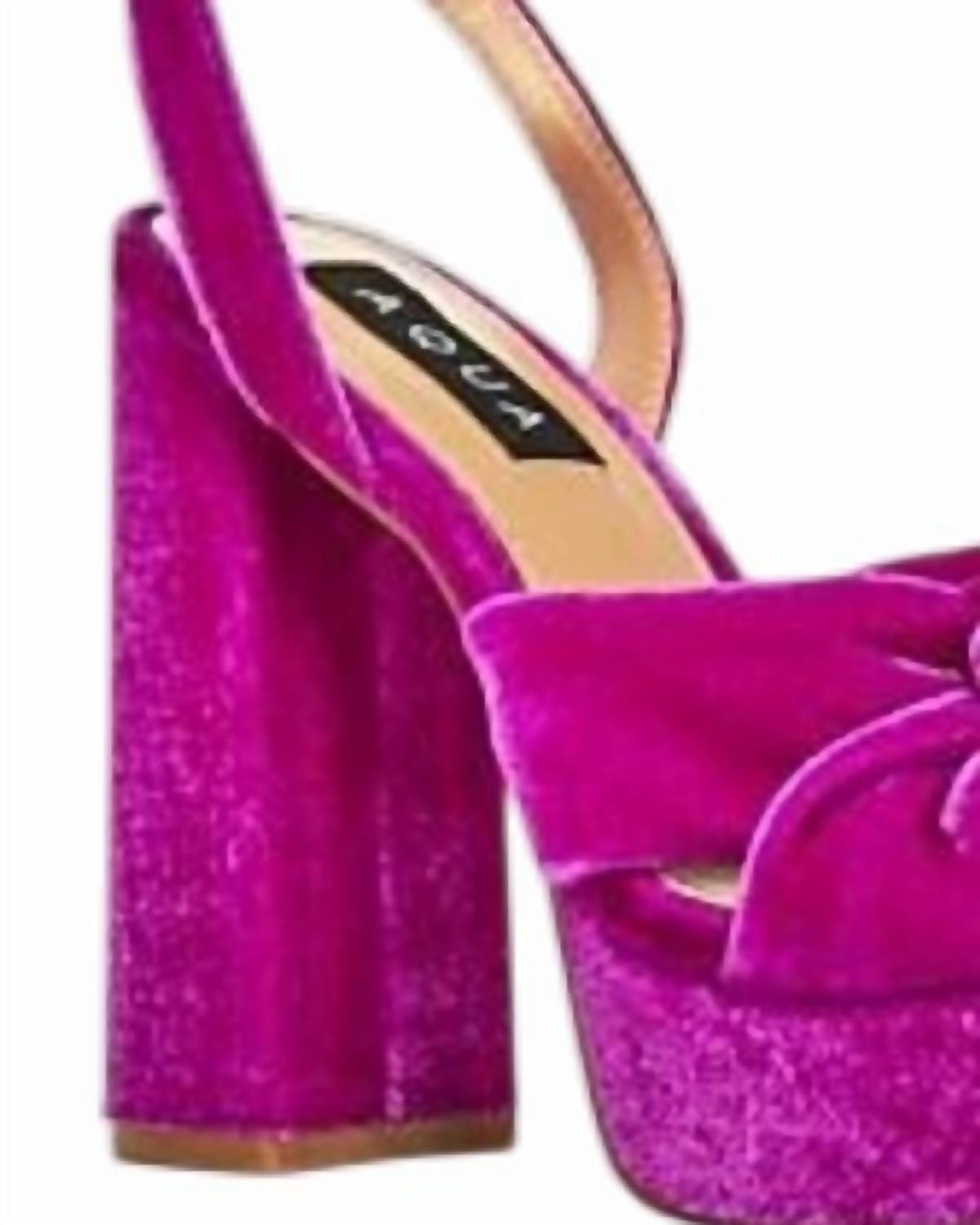 Aqua - Women's Loryv Ankle Strap Platform High Heel Sandals