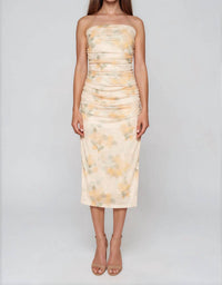 Fore - Toni Strapless Midi Dress