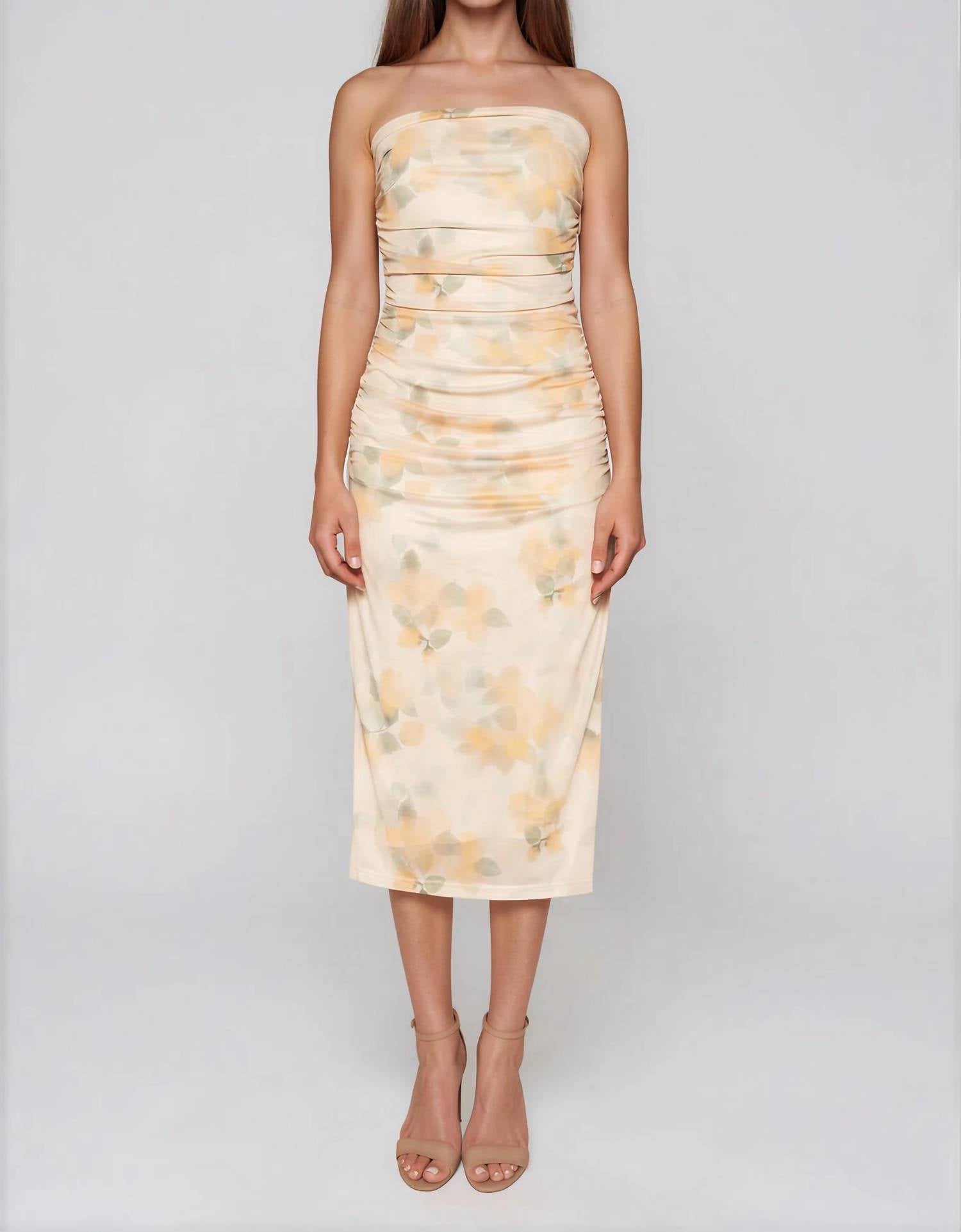 Fore - Toni Strapless Midi Dress