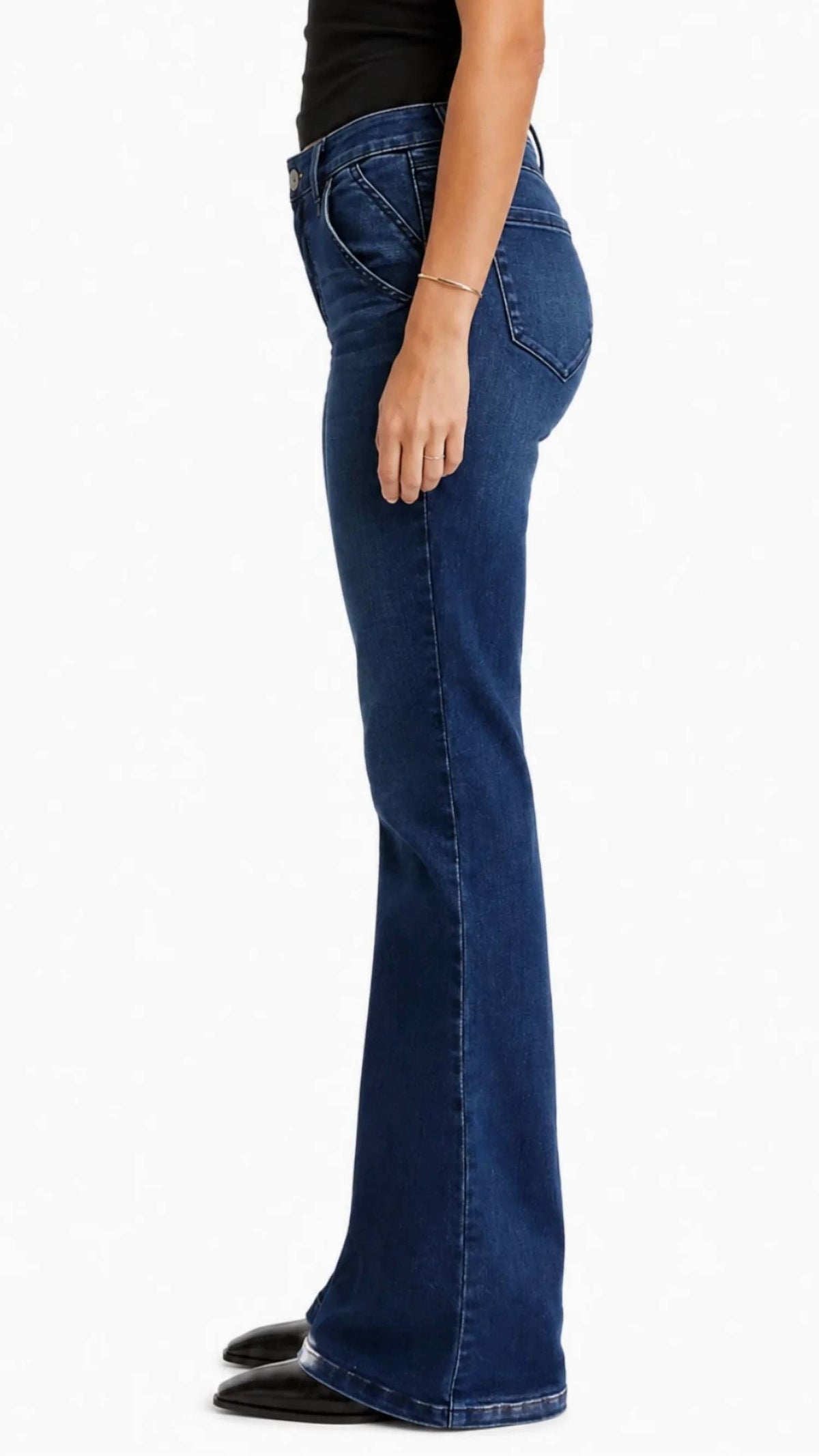 1822 Denim - Mid Rise Better Butter Slim Boot Cut Jeans