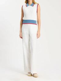 Tyler Boe - Holly Pointelle Polo Sweater