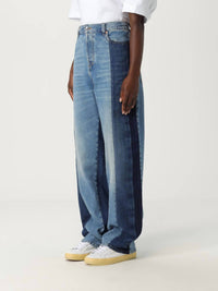 Gucci - Pre-loved Straight Cut Jean With Patchwork Effect