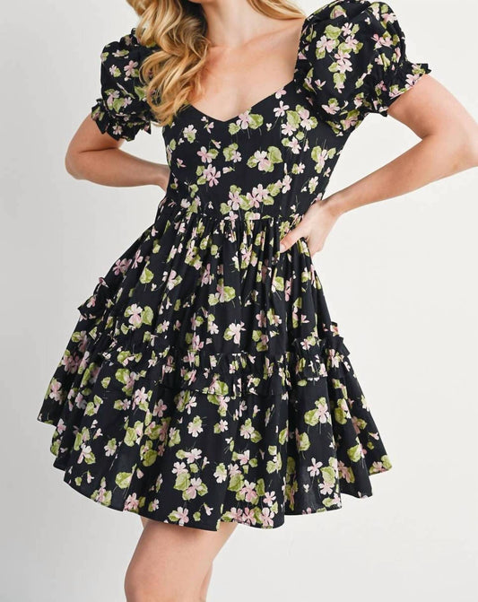 Bluivy - Freya Floral Babydoll Dress