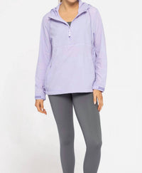 Mono B - Hi-lo Zip-up Nylon Running Jacket