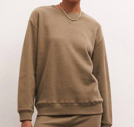 Marina Brushed Rib Sweatshirt