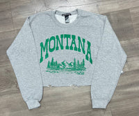 Prince Peter - Montana Cropped Pullover Sweatshirt