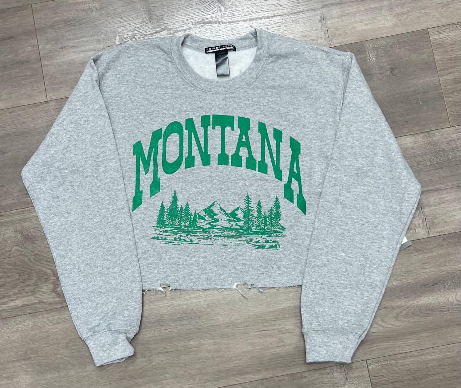Prince Peter - Montana Cropped Pullover Sweatshirt
