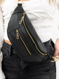 German Fuentes - Genuine Italian Leather Belt Bag